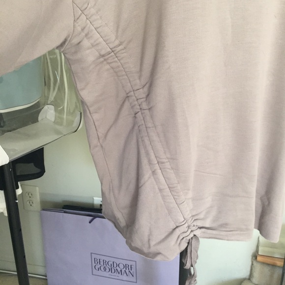 LOVESTITCH Faryn Side Tie Pullover, Putty, L - Picture 11 of 14